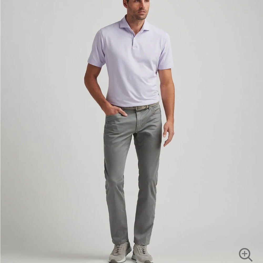 Men's Peter Millar Wayfare 5 pocket Gray Pants
